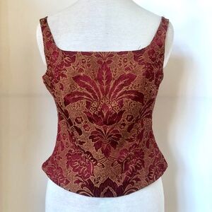 Vintage Brocade Top